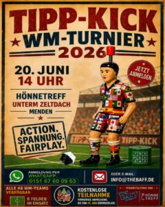 Tipp-Kick-WM im Hönnetreff @ Unterm Zeltdach